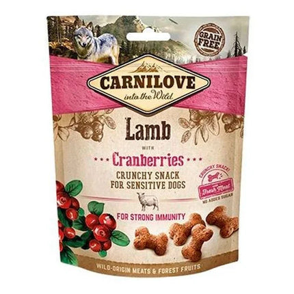 Carnilove Crunchy Snack | Lam & Tranebær | 200g.