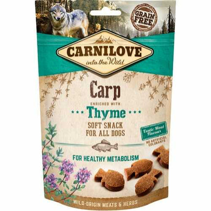 Carnilove Soft Snacks | Karpe & Timian | 200g.