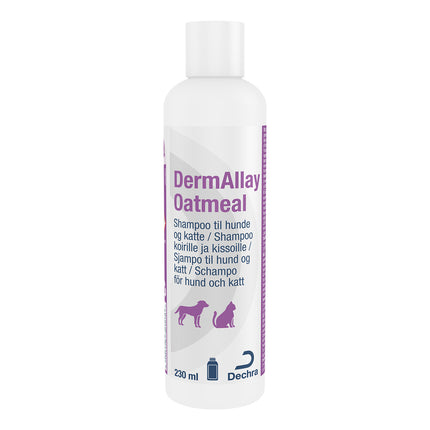 Dermallay Oatmeal kløestillende Shampoo til hund