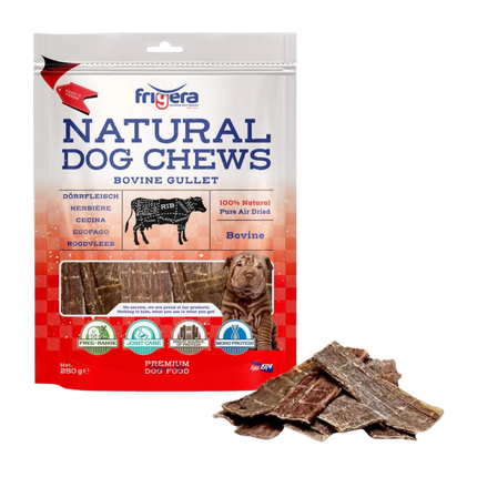 Frigera Natural Dog Chews okse-spiserør | 250gr