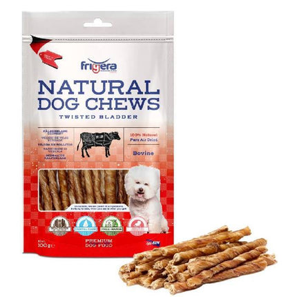 Frigera Natural Dog Chews Okseblære | 100g.