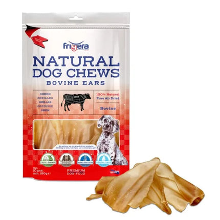 Frigera Natural Dog Chews Okseører | 10 stk.