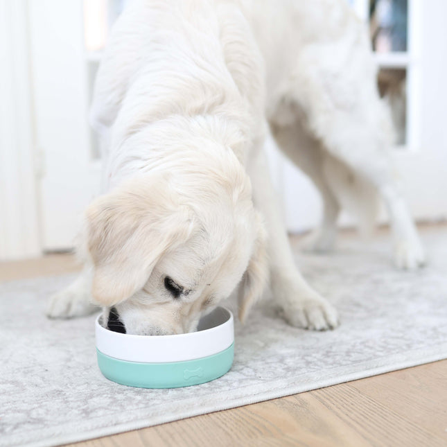 Keramikskål med gummibund - 1l.