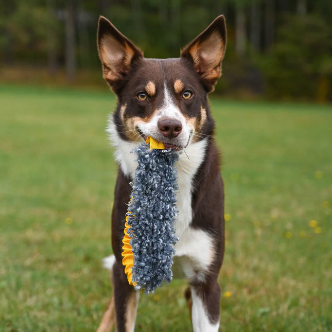 Hundlands trækkelegetøj ring med fårepels