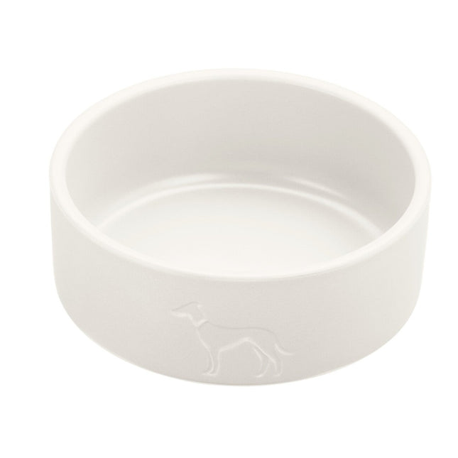 Hunter Osby Hundeskål i keramik | hvid
