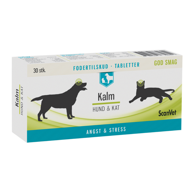 Kalm Tabletter| Hund & Kat | Beroligende fodertilskud