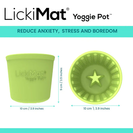 Lickimat Yoggie Pot | aktivering og slow feeder