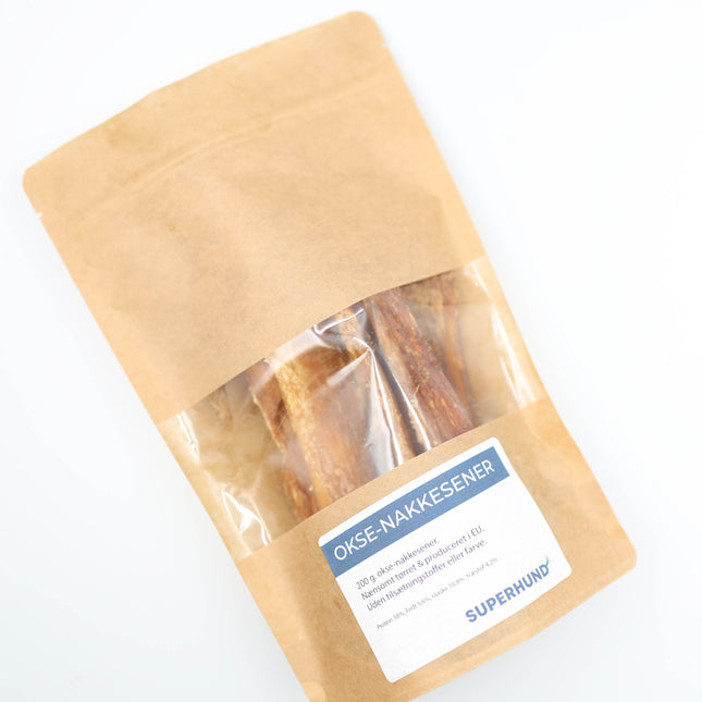 Okse-nakkesener 200 g.