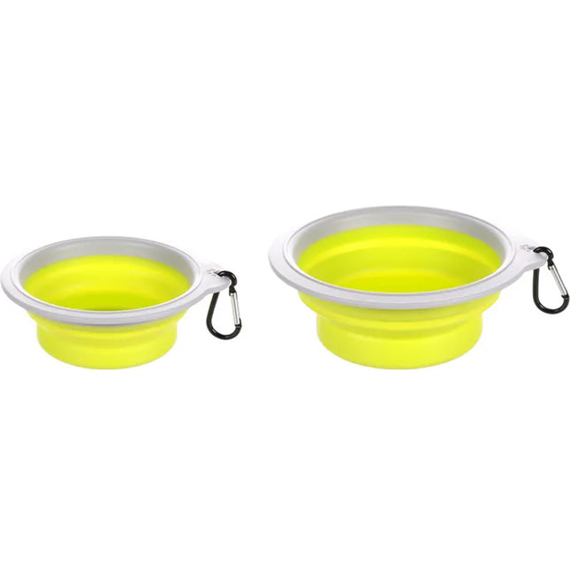 Flamingo sammenklappelig rejseskål | to størrelser