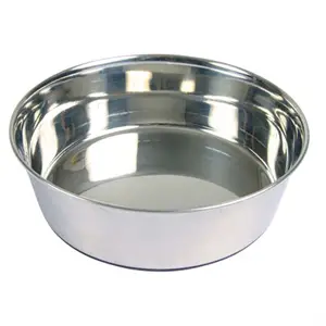 Trixie rustfri skål med gummibund | flere størrelser