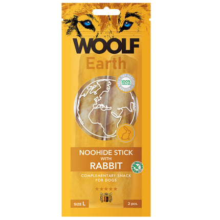 WOOLF Earth Noohide Sticks | Kanin | 4 størrelser