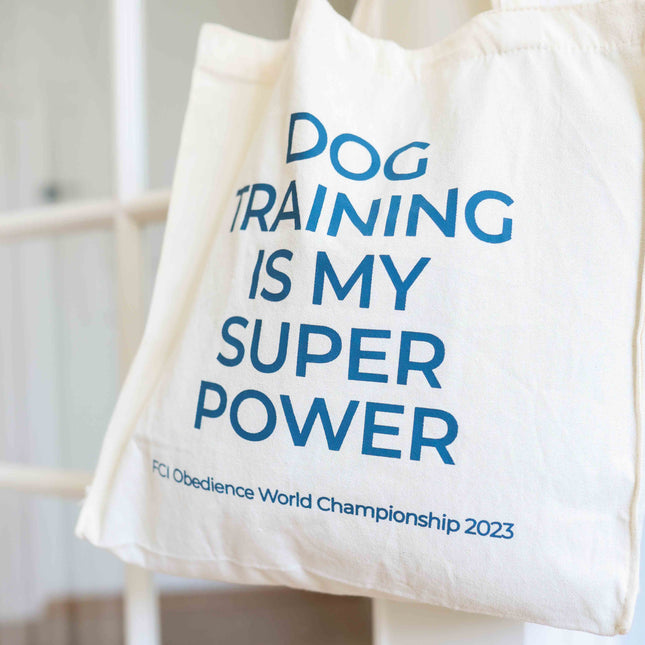 Shopper med tryk VM i lydighed 2023