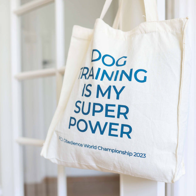 Shopper med tryk VM i lydighed 2023