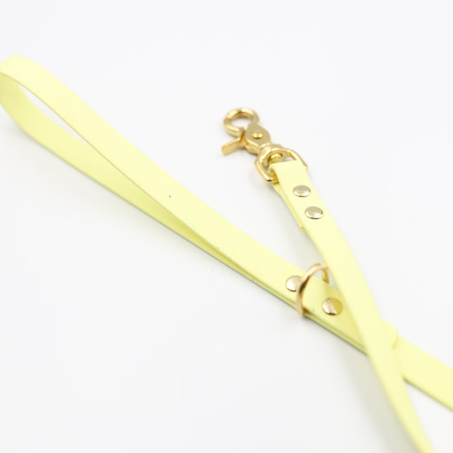 Hundesnor biothane - pastel gul