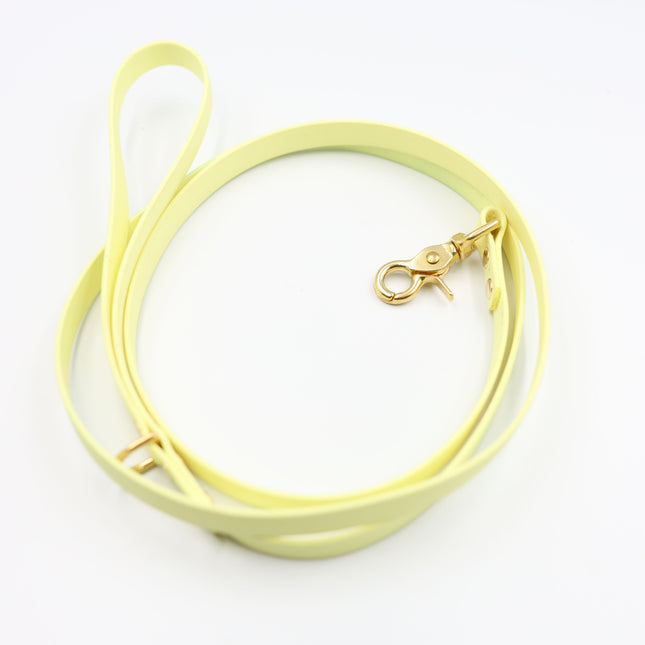 Hundesnor biothane - pastel gul