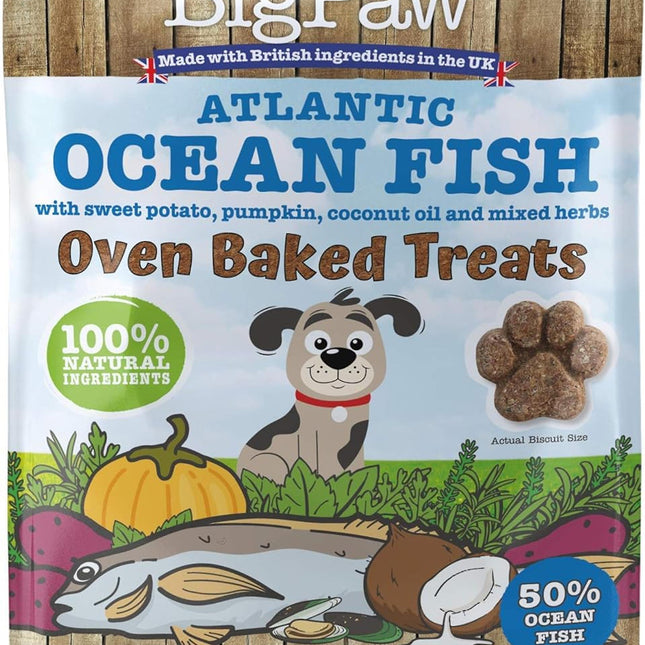 DATOVARE Little Big Paw kornfri godbidder I Fisk m. sød kartofel & urter | 130g