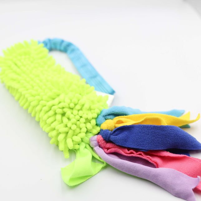 Trækkelegetøj m. moppe og fleece