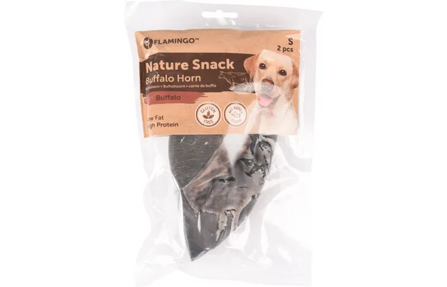 Bøffelhorn tyggesnack | flere størrelser