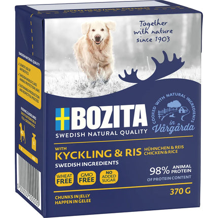 Bozita vådfoder med kylling & ris | 370g.