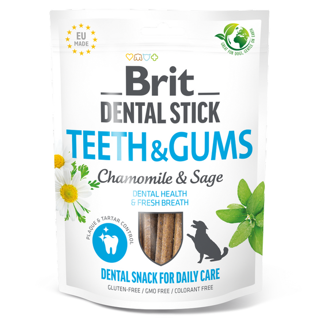 Datovare! Brit dental sticks kamille & salvie