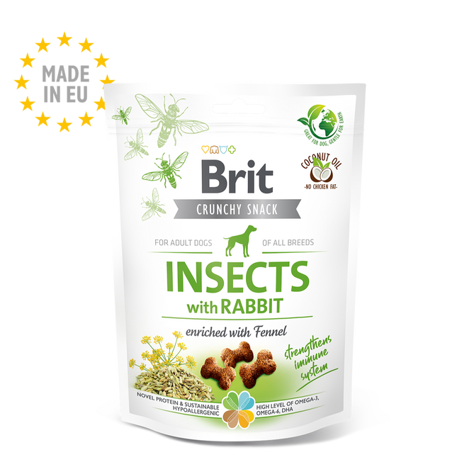 DATOVARE - Brit sprøde godbidder med insekt & kanin