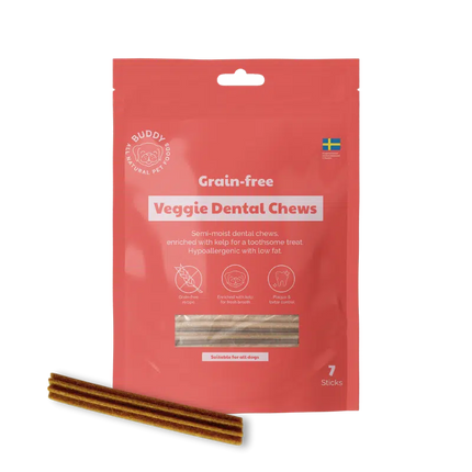 Buddy Veggie Dental Chews kornfri | 250g.