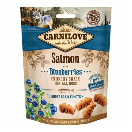 Carnilove Crunchy Snack | Laks & Blåbær | 200g.