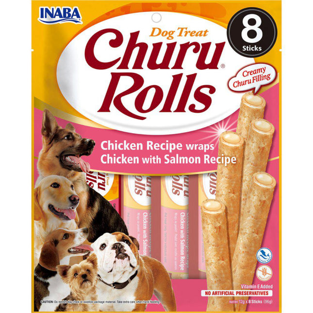 Churu Roll | cremefyldt snack med kylling & laks