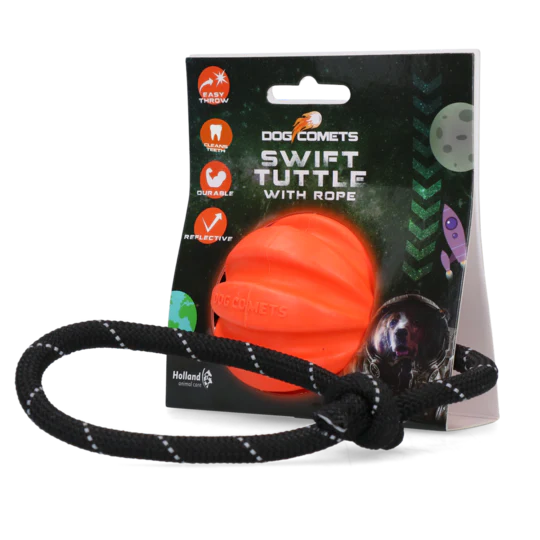 Dog Comet Swift Tuttle bold på snor