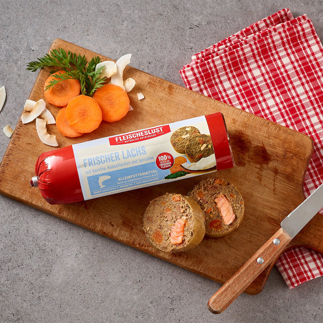 DATOVARE Paté Classic m. laks, gulerod, kokosnød & spirulina | 400-800 g