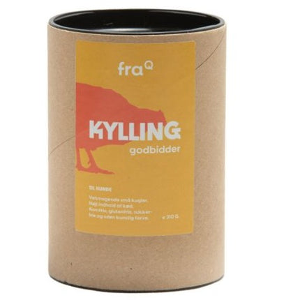 fraQ godbidder med kylling| 210 g.