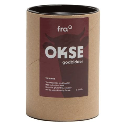 fraQ godbidder med okse| 210 g.