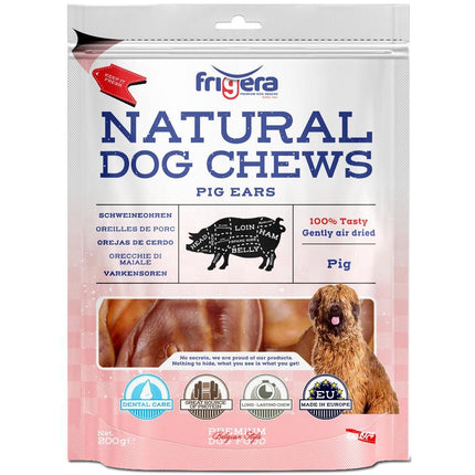 Natual Dog Chews griseører hele | 200g.