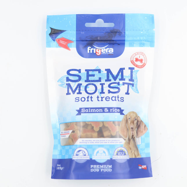 Frigera Semi-Moist Soft laks/ris 165g.