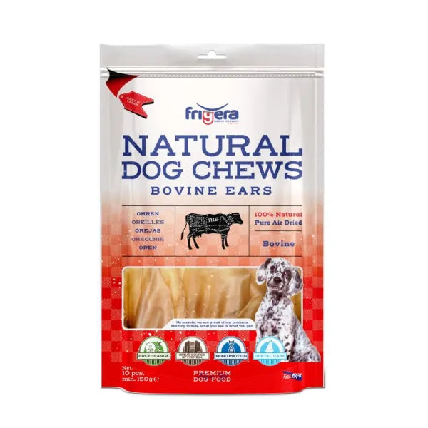 Frigera Natural Dog Chews Okseører | 10 stk.