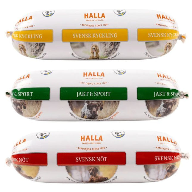 Halla vådfoder med kylling