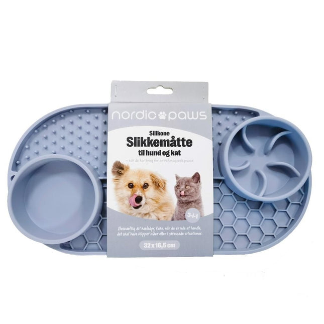 Nordic Paws slikkemåtte/slow feeder | 3i1