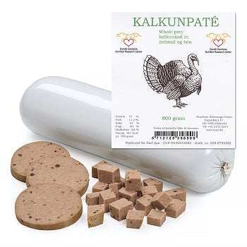 Paté af kalkun 800g.