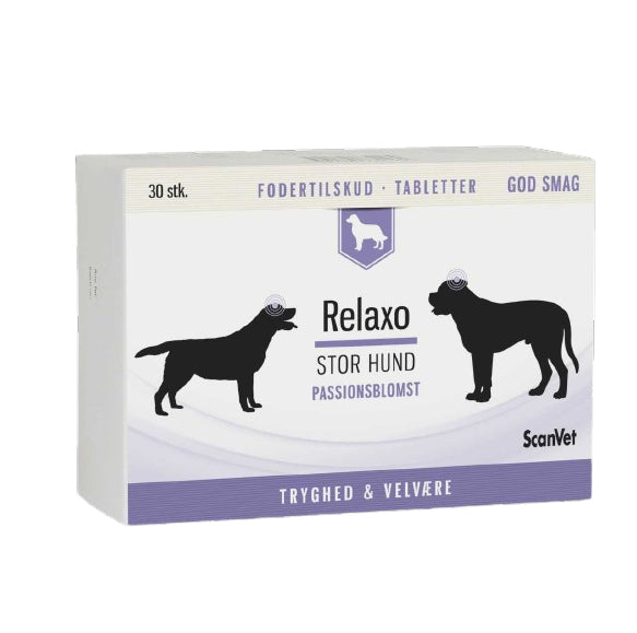 Relaxo Tabletter| Hund & Kat | Beroligende fodertilskud