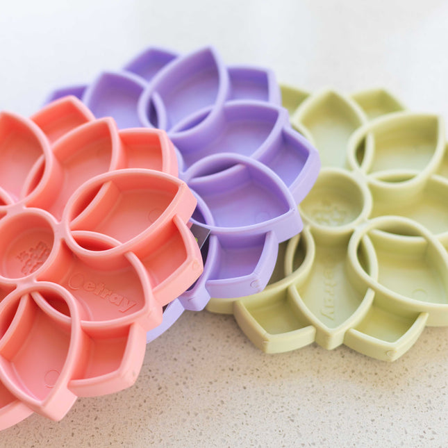 SodaPup Emat Lotus Mandala Softie aktiveringsskål med sugekopper