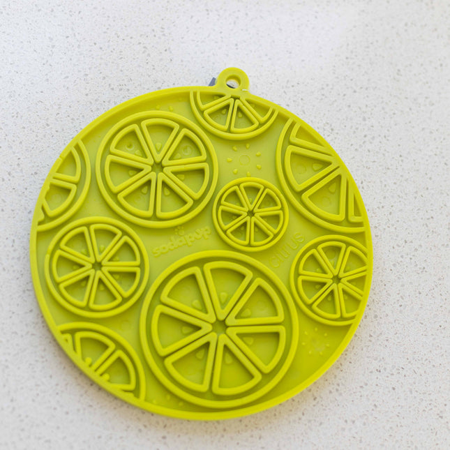 Sodapup eMat Citrus slikkemåtte