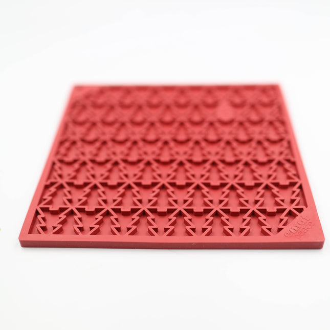 SodaPup slikkemåtte med juletræer