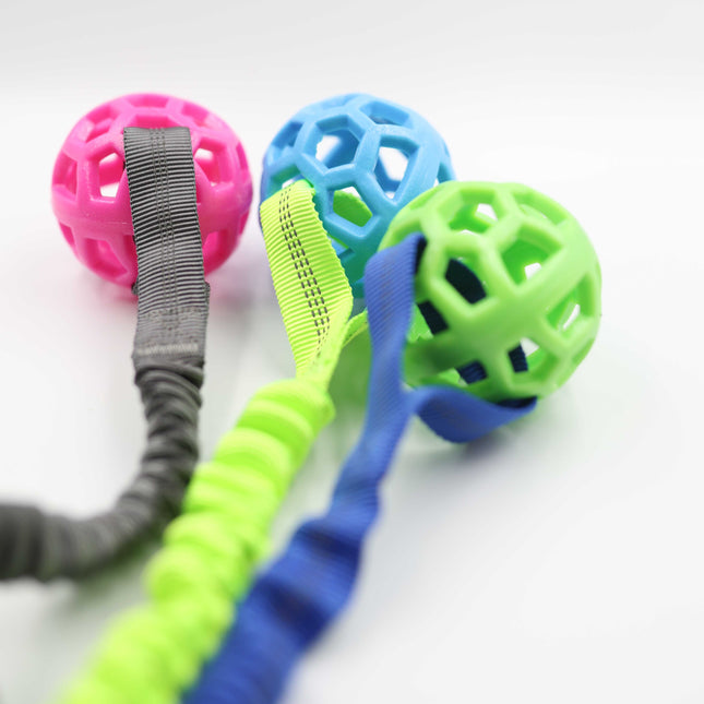 Trækkelegetøj m. bold og elastik