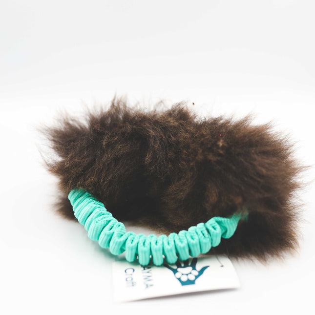 Trækkelegetøj m. ægte pels - ring