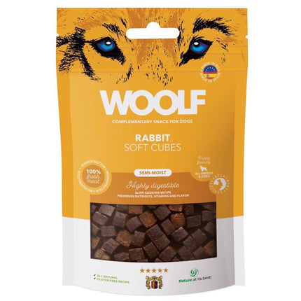 Woolf soft cubes godbiddder kanin | 100g