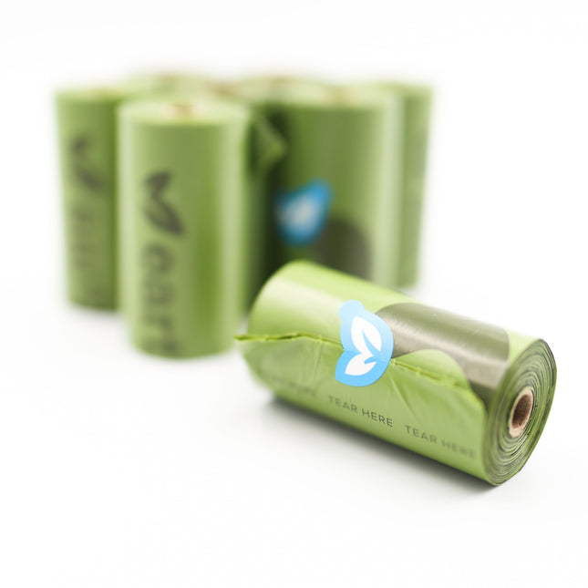 Miljøvenlige hundeposer u. hank, 120 stk.