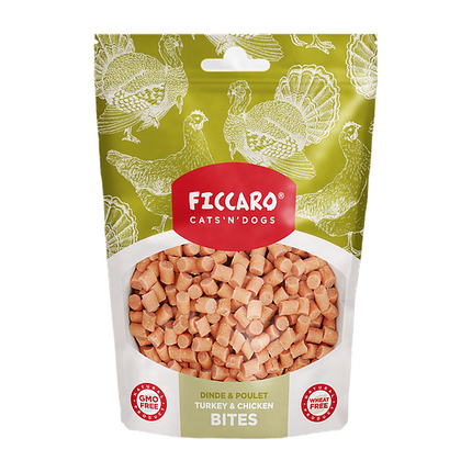 Ficcaro kalkun & kylling - små bidder