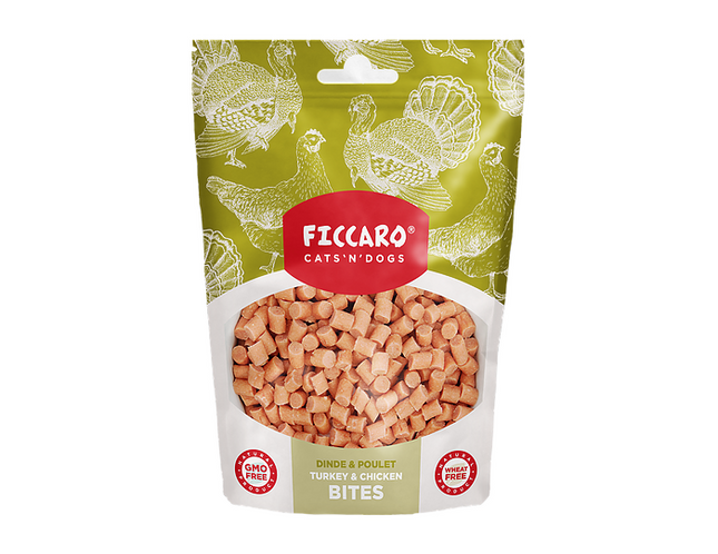 Ficcaro kalkun & kylling - små bidder