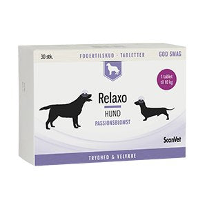 Relaxo Tabletter| Hund & Kat | Beroligende fodertilskud